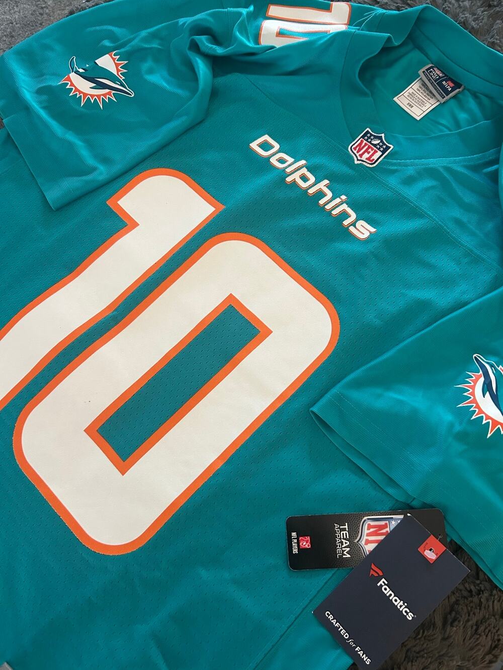 Tyreek Hill #10 Miami Dolphins Pro Line Medium Blue Jersey (NWT)